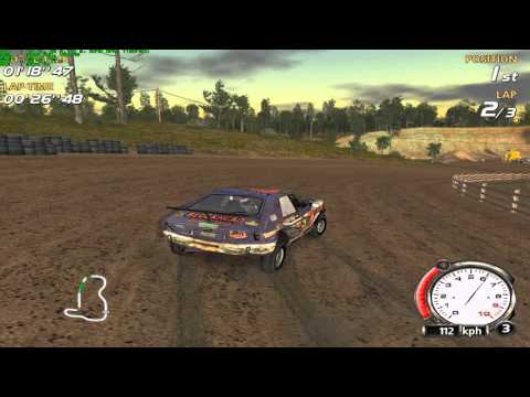FlatOut Walkthrough Part 7 - Bronze: Brad`s Pit Crash