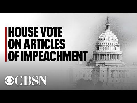 House votes on articles of impeachment against President Trump | full coverage