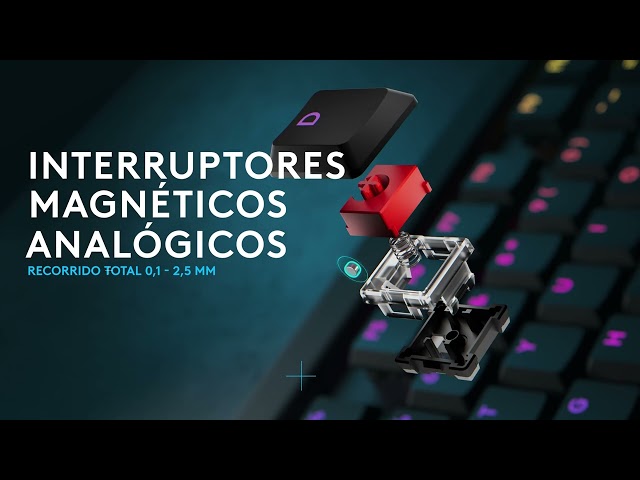 Mechanische Tastatur Logitech G515 RAPID TKL Layout ES RGB-Hintergrundbeleuchtung video