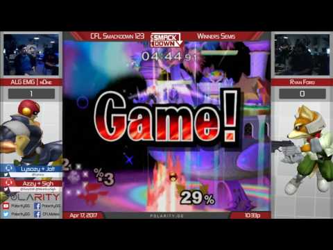 CFL Smackdown 123 Melee - ALG EMG | N0Ne (Falcon) vs Ryan Ford (Fox) - Winners Semis