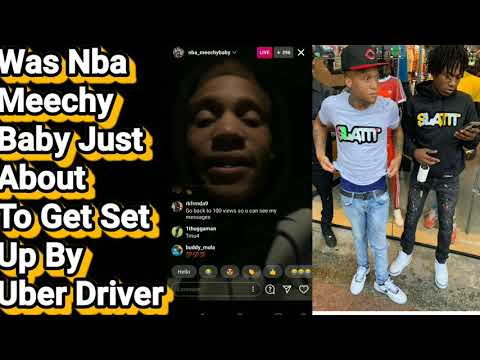 Was Nba Meechy Baby Just About To Get Set Up In By Uber Driver?🤔