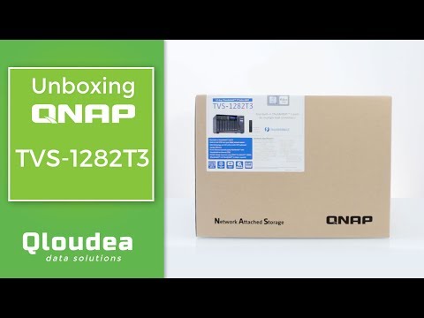 Unboxing TVS-1282T3 Servidor con 12 bahías y Thunderbolt 3 a 40Gb/s