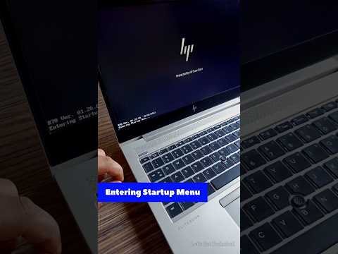 How to Enter the Startup Menu on HP #hpsupport #shorts