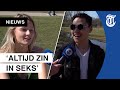 Lentekriebels in Vondelpark: ‘Ik kijk niet naar korte rokjes!'