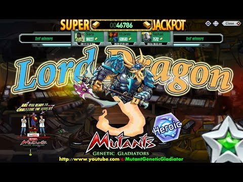 Mutant Genetic Gladiator : Dragon Lord Silver Cross Breed