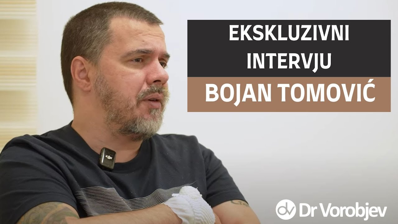 Bojan Tomović nach Abschluss der Behandlung