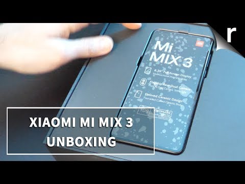 Xiaomi Mi Mix 3 Unboxing & Tour