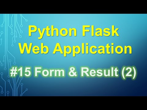 [Python Flask Tutorial] #15. Form & Result (Part2)