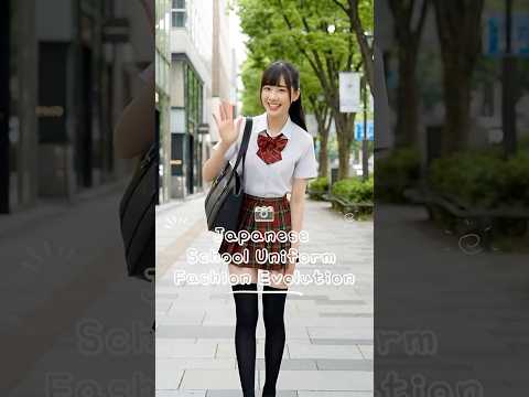Japanese School Uniform Fashion Evolution 日本女高中生制服穿搭演進史