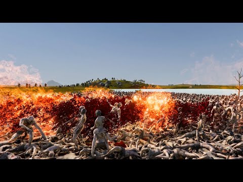 40 Cleopatra VS 1 MILLION Standard Zombie  - Ultimate Epic Battle Simulator 2 UEBS 2