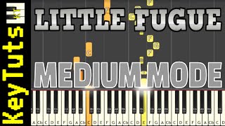 Learn to Play Little Fugue in G Minor by Bach - Medium Mode