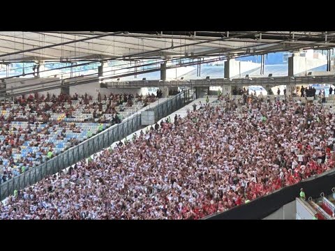 TORCIDA DO SÃO PAULO CALA MARACANÃ LOTADO COM FESTA INCRÍVEL!! Flamengo 0x1 São Paulo