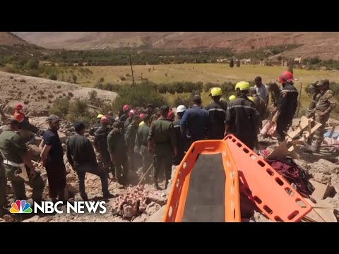 Rescuers search for survivors of earthquake in Morocco