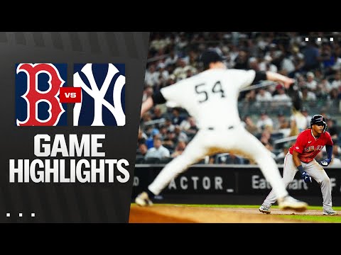 Red Sox vs. Yankees Game Highlights (8/22/25) | MLB Highlights