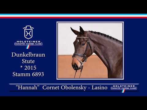 Holsteiner Frühjahrsauktion 2020 - Nr. 111 Hannah v. Cornet Obolensky - Lasino