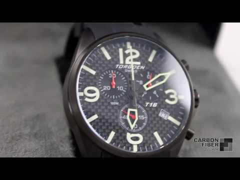 Torgoen T16302 Carbon Fiber Watch overview from CarbonFiberGear.com