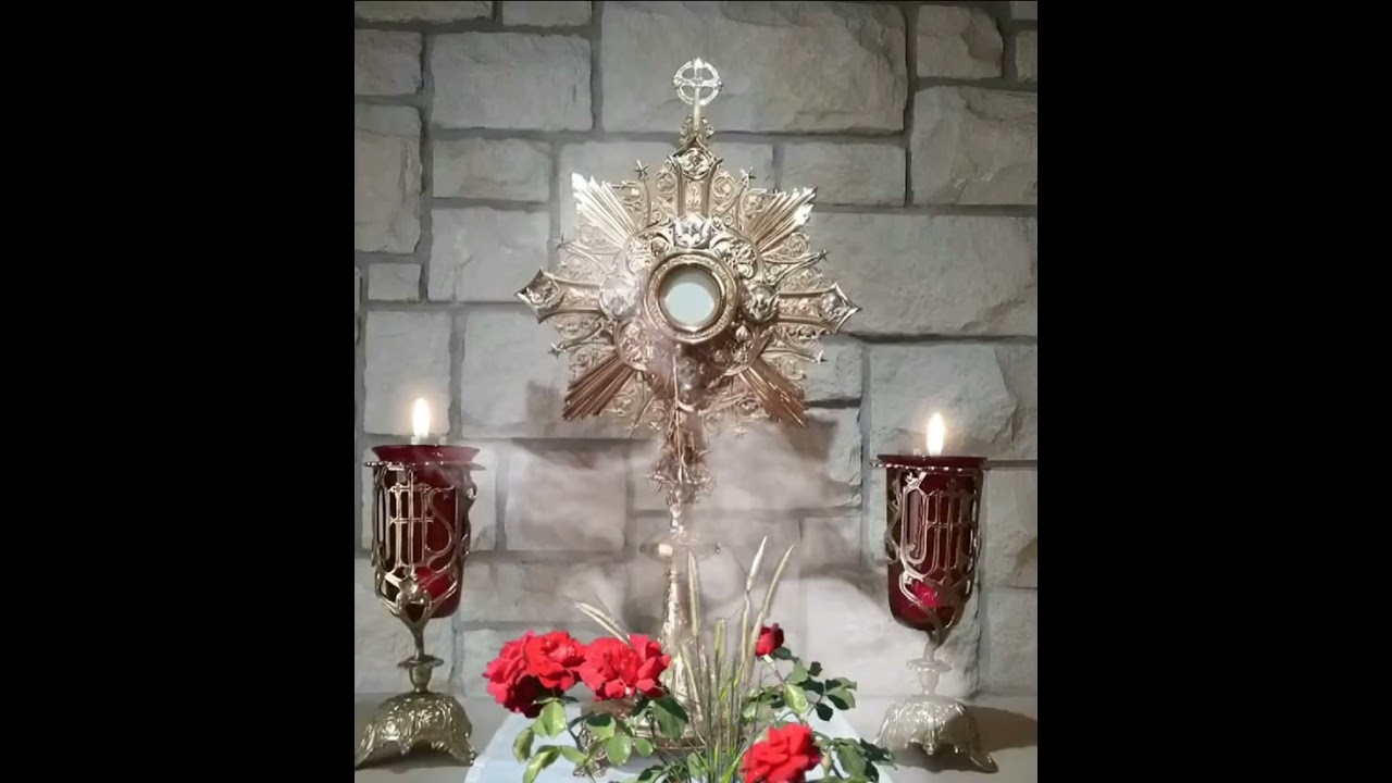 CINCO MINUTOS CON JESÚS SACRAMENTADO  Lunes 16 de Diciembre de 2024  Adviento  III  Salterio III