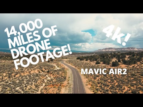 14,000 Miles of 4k Cinematic Drone Footage - Mavic Air2