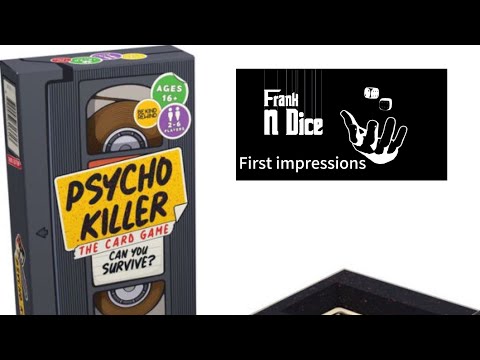 Psycho Killwr 3rd Edition First Impressions and Expansions