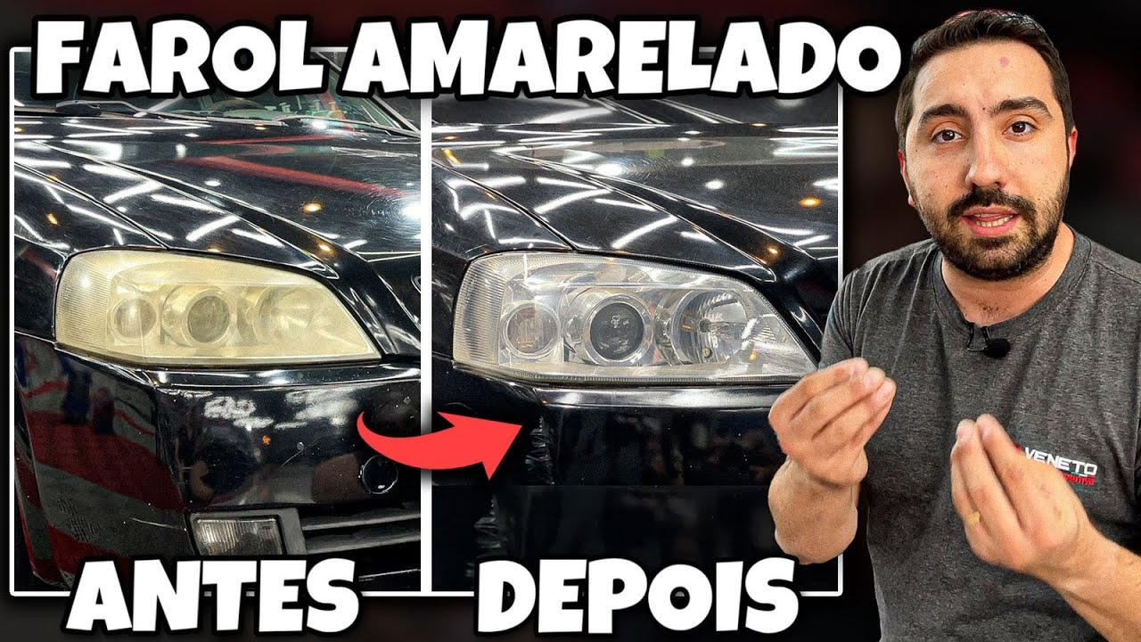 RESTAURANDO FAROL AMARELADO | Técnica Inédita