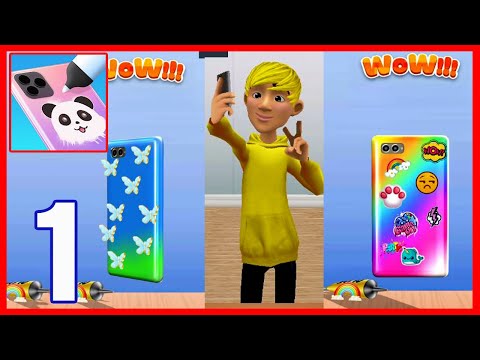 Phone Case DIY - Gameplay Walkthrough Part 1 - All Levels (Android,iOS) - YouTube