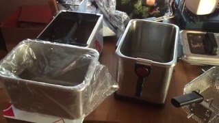 Fritteusen Vergleich: Bartscher Snack 1 vs. Tefal Filtra Pro Inox & Design