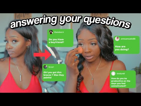 answering your questions  Q&A + grwm | Shania Love