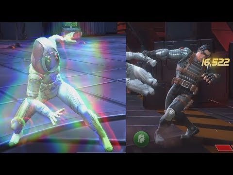 Ghost VS Realm Of Legends Winter Soldier & Captain Marvel - Marvel Contest Of Champions