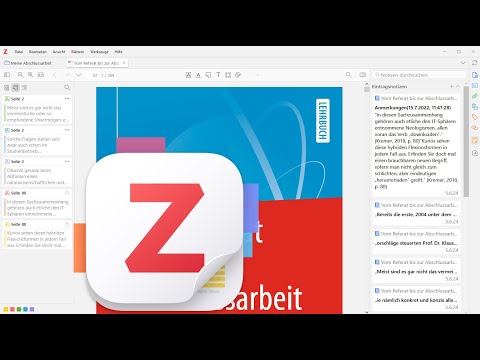 Zotero 7: Reading and highlighting literature, collecting notes and quotes - Video for the self-s...