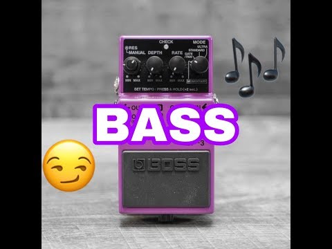 Flanger BOSS BF-3 with BASS demo