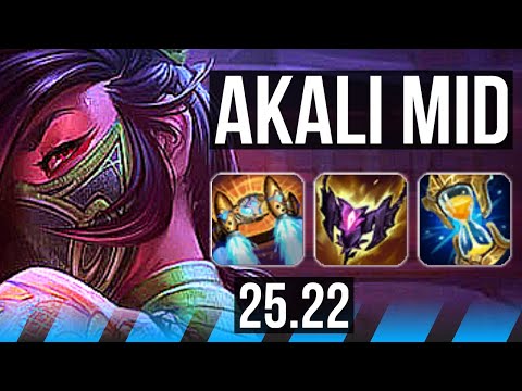 AKALI vs IRELIA (MID) | Legendary, 17/4/8 | KR Master | 25.22