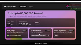 BLOCKSTREET, SĂN AIRDROP, ĐĂNG KÝ NHẬN NGAY 10 $BSD, DỰ ÁN GỌI VÔN 11,5 TRIỆU USD