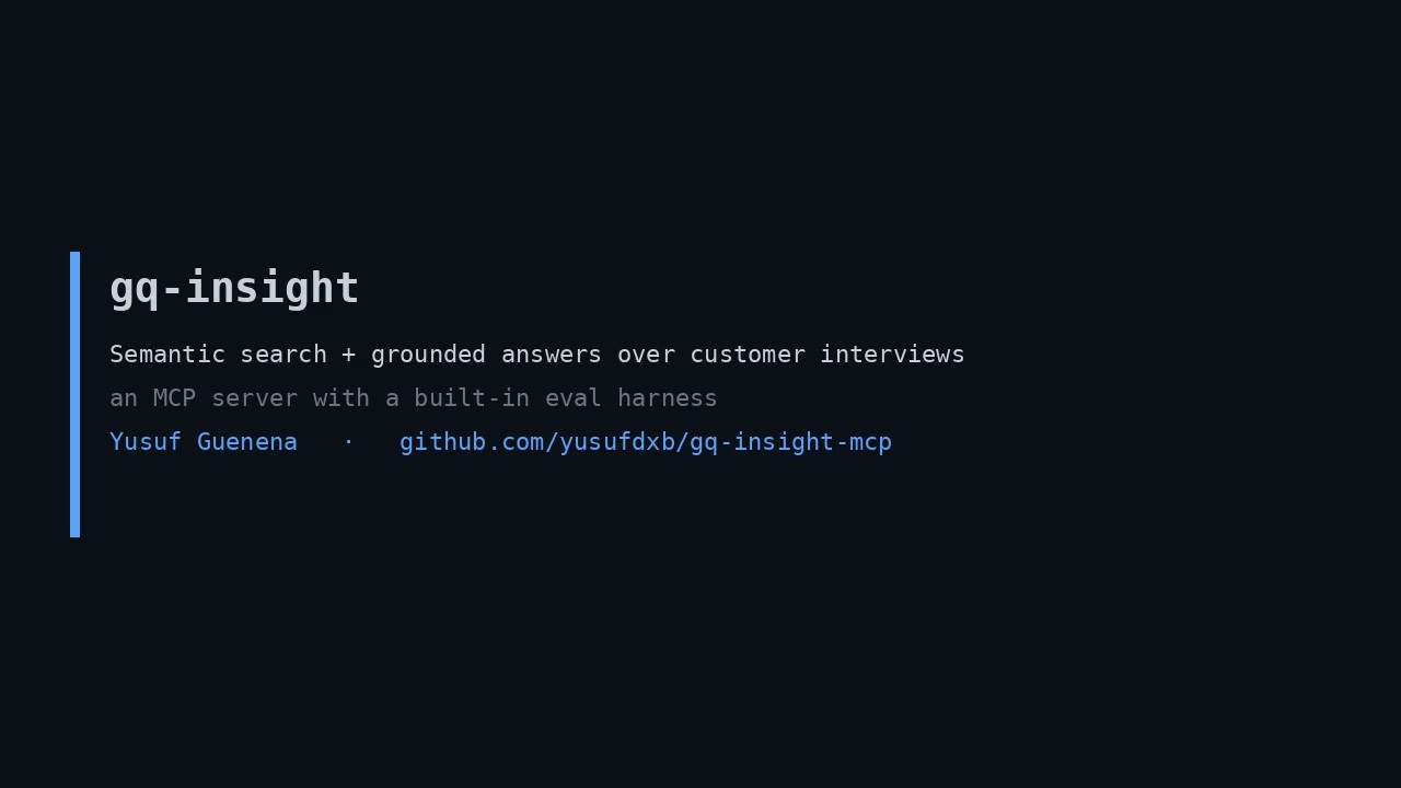 gq-insight demo