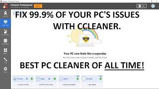 Ccleaner - How to Refresh & Maintain Your PC's Performance - FIX 99.9% OF ALL ISSUES - WALK THROUGH