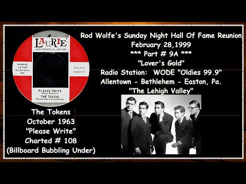 WODE Oldies 99.9 Air Check Legends Weekend - Part  9A of 10 Lovers Gold Sunday Night Hall Of Fame