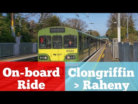 Ride from Clongriffin ~ Raheny onboard IÉ 8300 class dart train 8332   17/4/2021