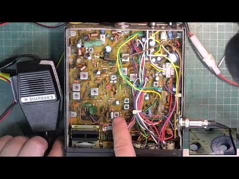 Amstrad CB901 CB27/81 UK FM CB radio - service alignment (Made in Japan)