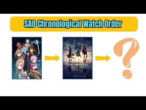 How To Watch Sword Art Online In Chronological Order