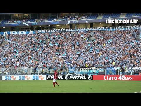 "Grêmio x Inter - Campeonato Gaúcho 2014 - Final - Somos gremistas" Barra: Geral do Grêmio &bull; Club: Grêmio