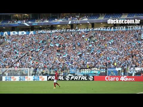 "Grêmio x Inter - Campeonato Gaúcho 2014 - Final - Somos gremistas" Barra: Geral do Grêmio • Club: Grêmio