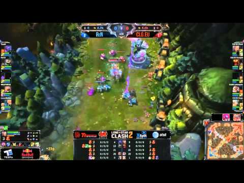 CLG.eu versus Reddit Nation game 2 (Lone Star Clash UB quarterfinals)