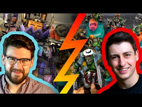 ORKS vs ORKS Warhammer 40k Battle Report feat. Dr @SimonClark