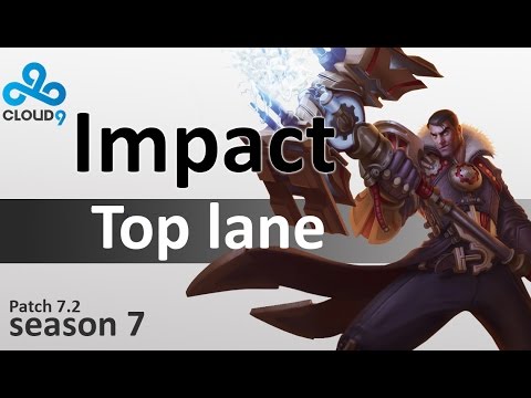 C9 Impact : Jayce vs Nautilus | Top lane | NA LOL | Patch 7.2 | Season7