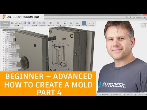 Fusion 360 Tutorial — Beginner To Advanced — How To Create a Mold— Part 4 Video