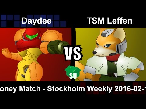 Daydee (Samus) vs TSM Leffen (Fox) - Winner Semis Stockholm Weekly 2016-02-16
