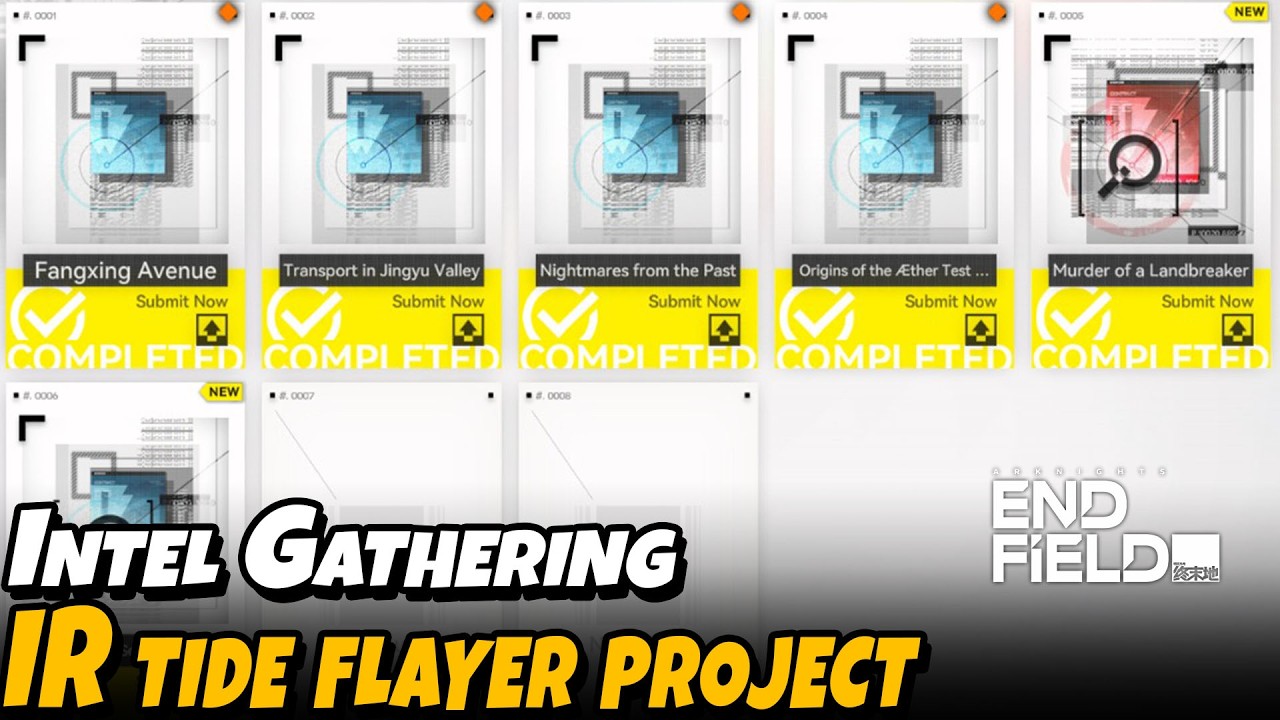 IR Tide Flayer Project Intel Gathering | Arknights Endfield