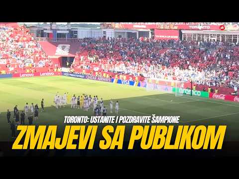 ZMAJEVI POZDRAVILI NAVIJAČE NAKON MEČA U TORONTU