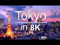 Tokyo in 8K ULTRA HD - 1st Largest city in the world (60 FPS)