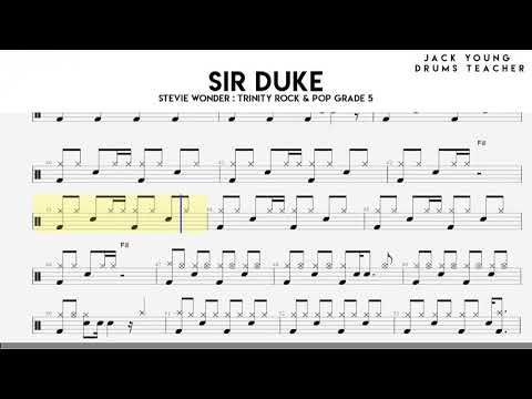 Sir Duke   Trinity Rock & Pop Drums Grade 5
