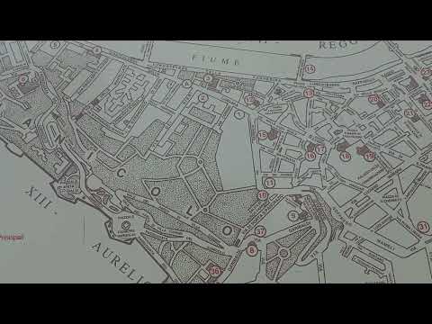 Rome: the map and the explanation of the area of Trastevere, Rione XIII of Rome! 🏛️🏛️🤩🤩